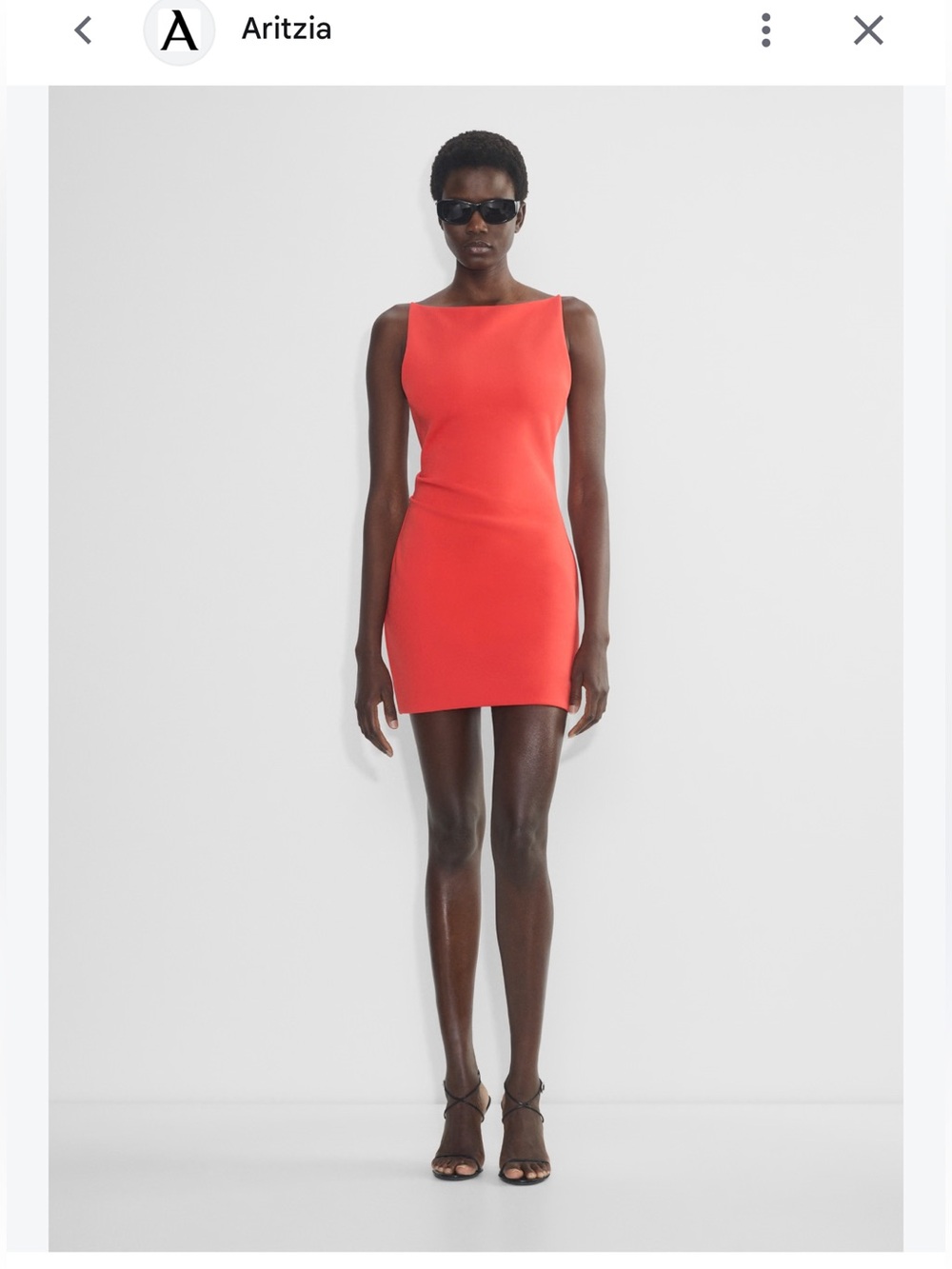 Babaton Coral Figureknit Approval Dress Medium